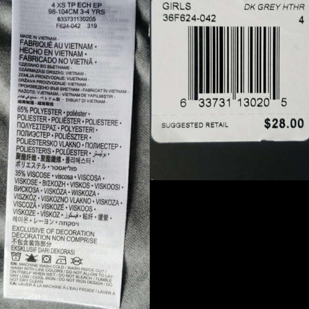 Nike Little Girls Long-Sleeve Metallic Logo Box Tee & Dri-FIT Leggings Set - Picture 7 of 16